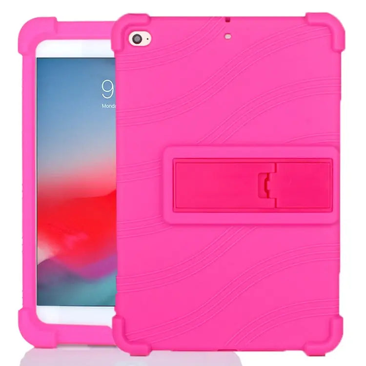 Tablet PC Silicone Protective Case with Invisible Bracket For iPad 6 (9.7 Universal) For iPad mini 5 / 4 For iPad Pro