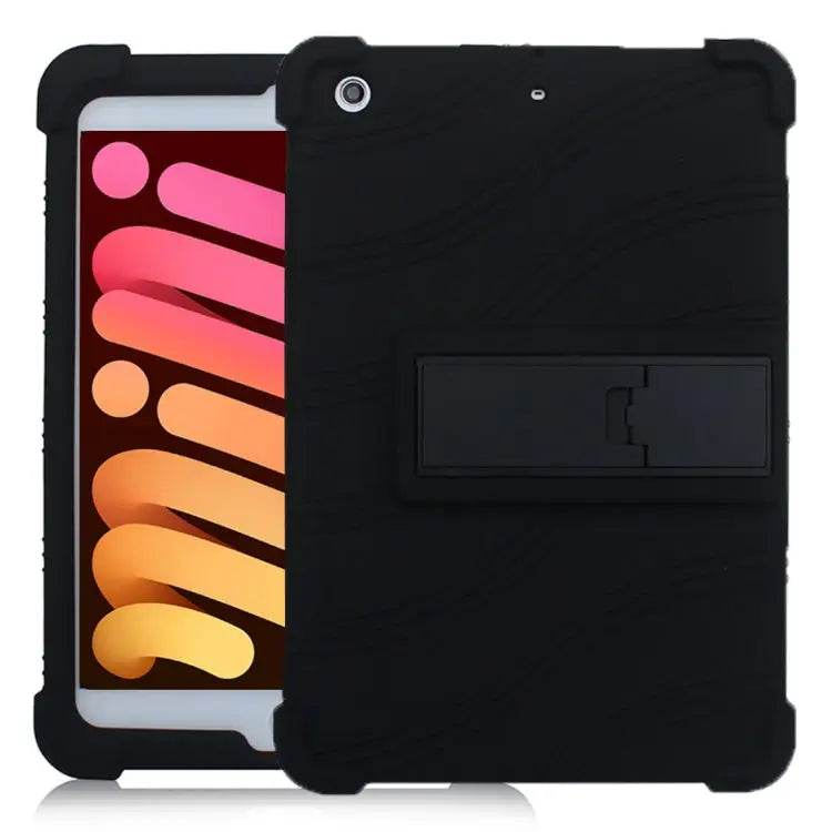 Tablet PC Silicone Protective Case with Invisible Bracket For iPad 6 (9.7 Universal) For iPad mini 5 / 4 For iPad Pro