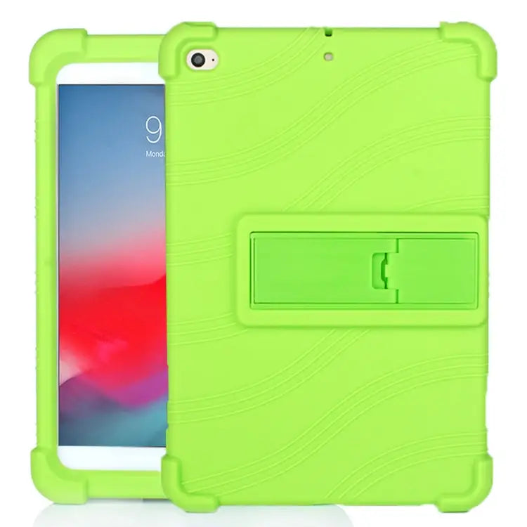 Tablet PC Silicone Protective Case with Invisible Bracket For iPad 6 (9.7 Universal) For iPad mini 5 / 4 For iPad Pro
