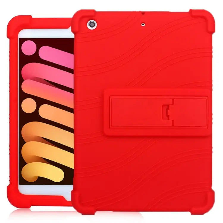 Tablet PC Silicone Protective Case with Invisible Bracket For iPad 6 (9.7 Universal) For iPad mini 5 / 4 For iPad Pro