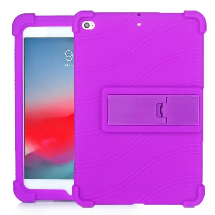 Tablet PC Silicone Protective Case with Invisible Bracket For iPad 6 (9.7 Universal) For iPad mini 5 / 4 For iPad Pro