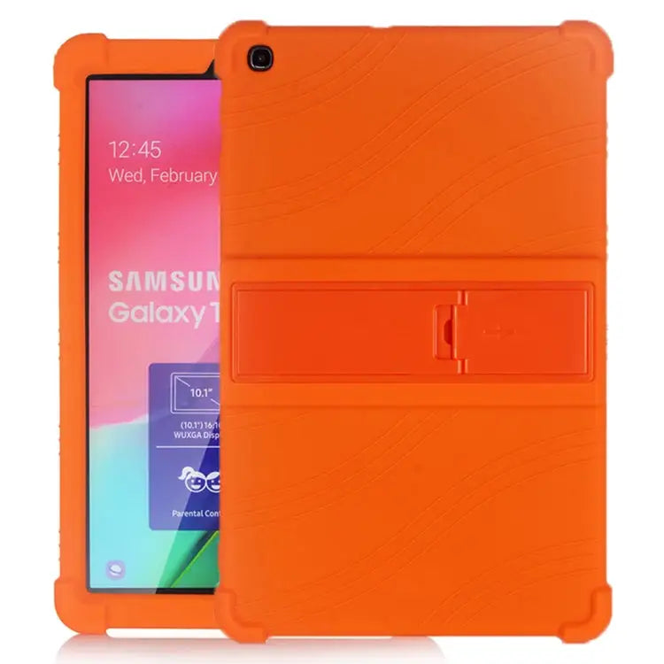 Tablet PC Silicone Protective Case with Invisible Bracket For iPad 10.2 / 10.5 For iPad mini 3 / 2 / 1 For Galaxy Tab