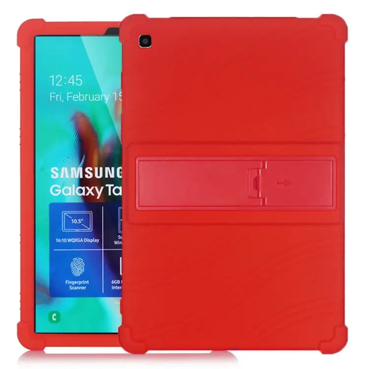 Tablet PC Silicone Protective Case with Invisible Bracket For iPad 10.2 / 10.5 For iPad mini 3 / 2 / 1 For Galaxy Tab