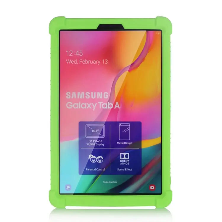 Tablet PC Silicone Protective Case with Invisible Bracket For iPad 10.2 / 10.5 For iPad mini 3 / 2 / 1 For Galaxy Tab