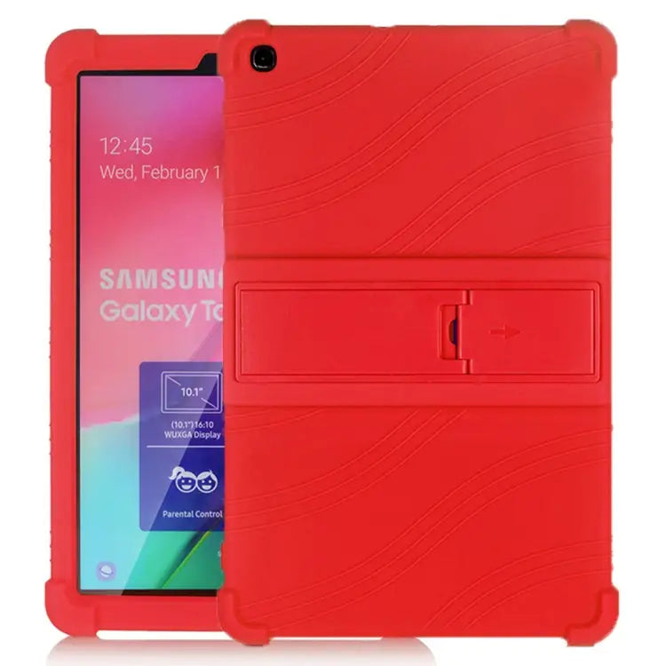 Tablet PC Silicone Protective Case with Invisible Bracket For iPad 10.2 / 10.5 For iPad mini 3 / 2 / 1 For Galaxy Tab
