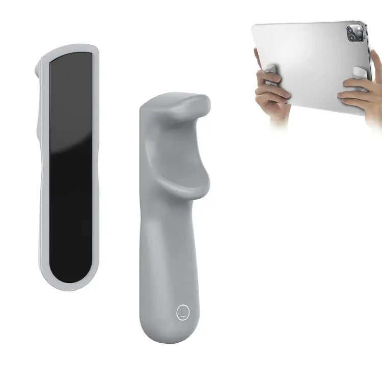 Tablet Stand Silicone Handle Grip Portable Tablet PC Gaming Auxiliary Finger (Gray) - (Gray)
