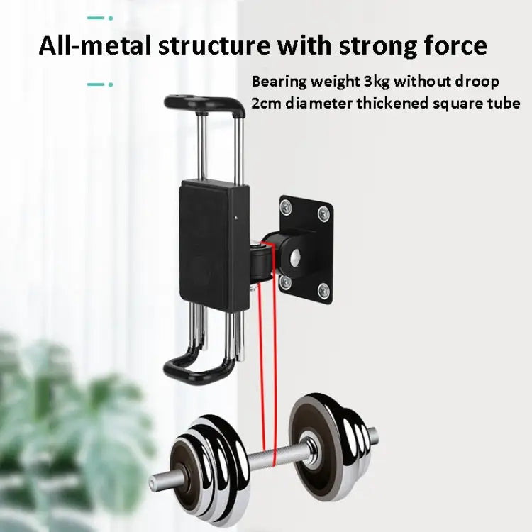 Tablet Wall Mount Holder Angles Adjustment Aluminum Alloy Mount With Anti Theft Security Lock With Lock Short Arm