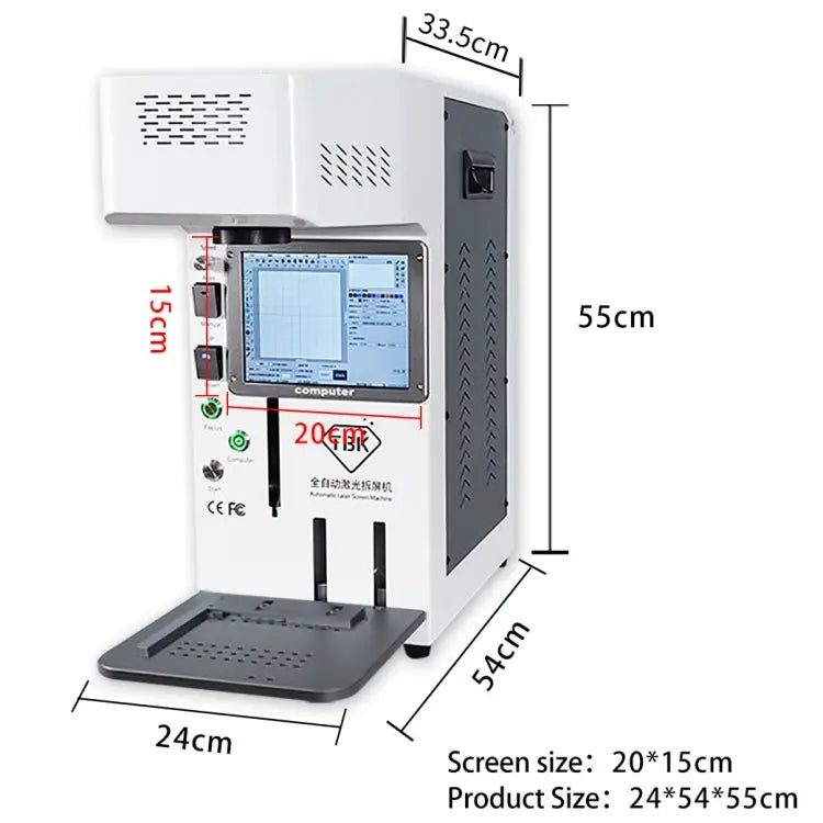 TBK958B Automatic Mini Laser Marking Screen Separater Repair Machine TBK-958B - TBK-958B