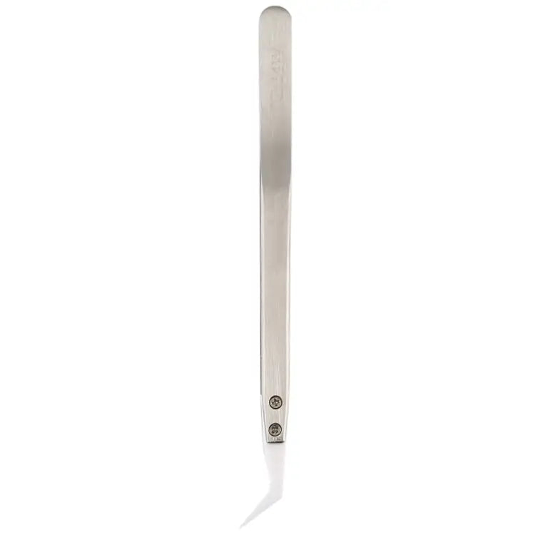 TC-14W Stainless Steel High Temperature Resistance Ceramic Tip Elbow Tweezers TC-14W - TC-14W