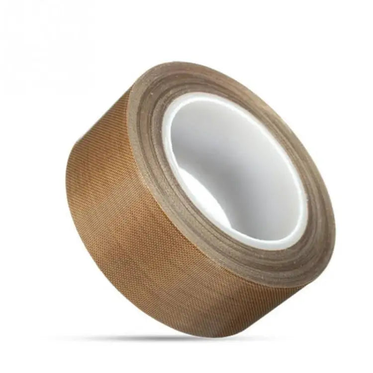 Teflon High Temperature Resistant Cloth Tape Sealing Machine Heat Insulation Tape Size: 10m x 25mm Size: 10m x 25mm