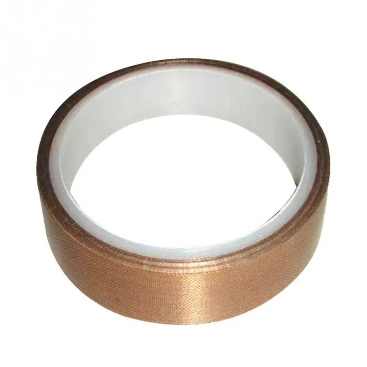 Teflon High Temperature Resistant Cloth Tape Sealing Machine Heat Insulation Tape Size: 10m x 19mm Size: 10m x 19mm