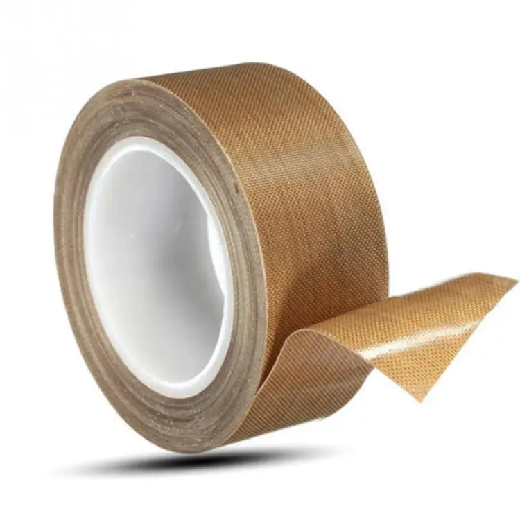 Teflon High Temperature Resistant Cloth Tape Sealing Machine Heat Insulation Tape Size: 10m x 25mm Size: 10m x 25mm