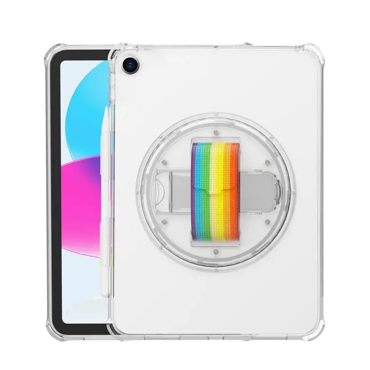 Terminator Shockproof Glitter Powder Tablet Case with Grip Strap For iPad Pro 11 2022 / 2021 For iPad 10.2 2021 / 2020