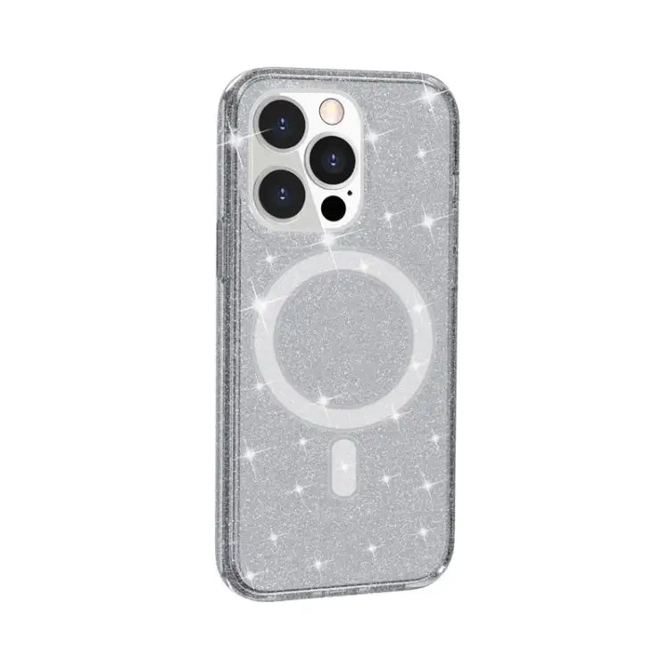 Terminator Style Glitter Powder MagSafe Magnetic Phone Case For iPhone 13 Pro Max For iPhone 13 Pro For iPhone 13