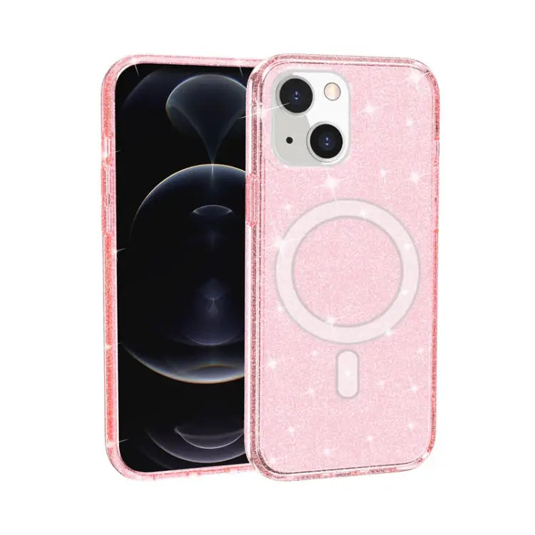 Terminator Style Glitter Powder MagSafe Magnetic Phone Case For iPhone 13 Pro Max For iPhone 13 Pro For iPhone 13