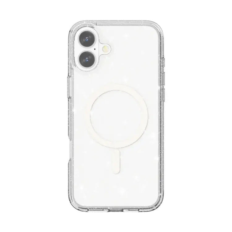 Terminator Style Glitter Powder MagSafe Magnetic Phone Case For iPhone 16 For iPhone 15 Pro Max For iPhone 15 Pro