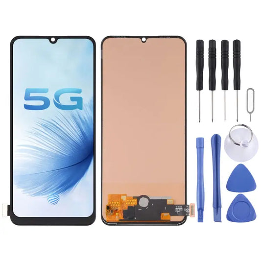 TFT Material LCD Screen and Digitizer Full Assembly (Not Supporting Fingerprint Identification) for vivo S6 5G / X50e