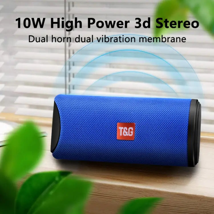 TG113 Portable Bluetooth Speakers Waterproof Stereo Outdoor Loudspeaker MP3 Bass Sound Box with FM Radio - Apple