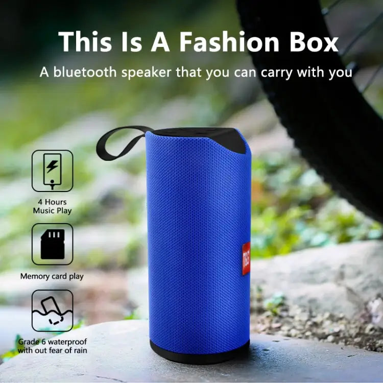 TG113 Portable Bluetooth Speakers Waterproof Stereo Outdoor Loudspeaker MP3 Bass Sound Box with FM Radio - Apple