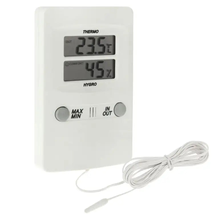 TH02 Digital LCD Indoor Outdoor Sensor Probe Weather Humidity Hygrometer Thermometer TH02 - TH02
