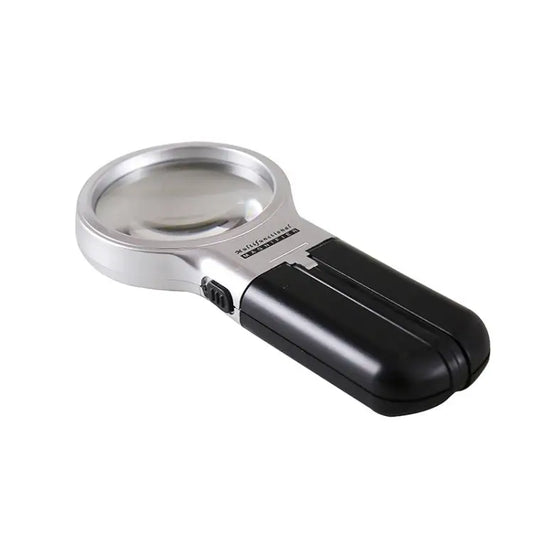 Th7006 Multi-Function Folding Magnifying Mirror With LED Lamp Hold Bracket Two-Purpose Reading Repair Acrylic 3 Times