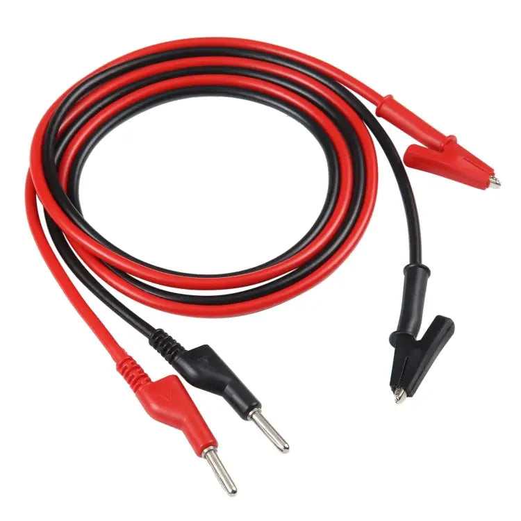 Thick Probe to Alligator Clip Test Lead Cable Length: 1m