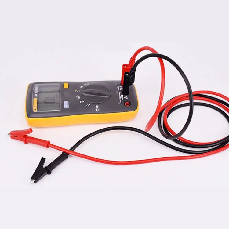 Thick Probe to Alligator Clip Test Lead Cable Length: 1m