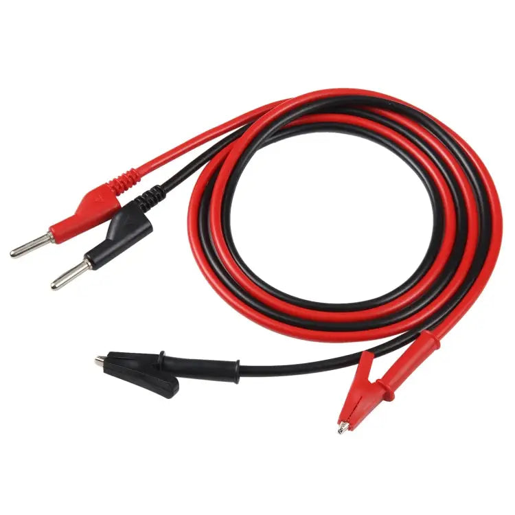 Thick Probe to Alligator Clip Test Lead Cable Length: 1m