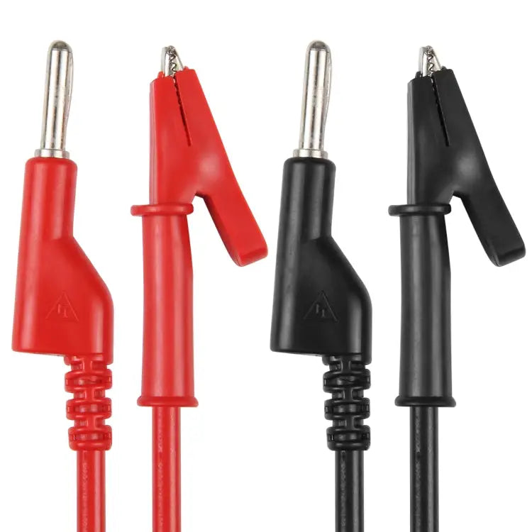 Thick Probe to Alligator Clip Test Lead Cable Length: 1m