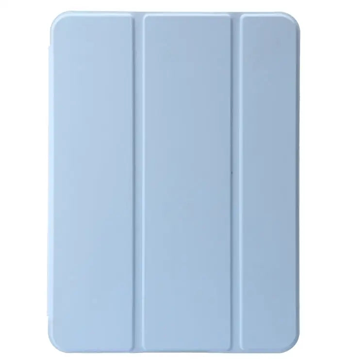 Three-folding Holder Honeycomb Silicone + PU Smart Leather Tablet Case For iPad 10th Gen 10.9 2022 - Apple Accessories