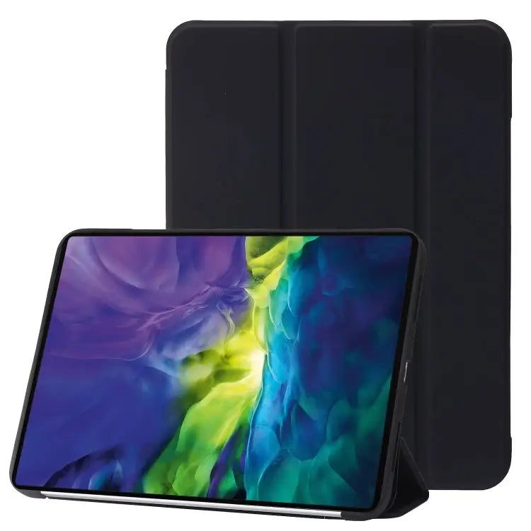 Three-folding Holder Honeycomb Silicone + PU Smart Leather Tablet Case For iPad 10th Gen 10.9 2022 - For iPad 10th Gen