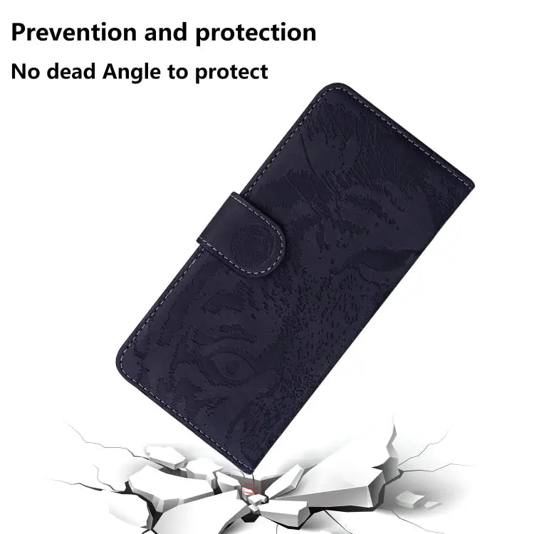 Tiger Embossing Pattern Leather Phone Case For iPhone 16 For iPhone 15 Pro Max For iPhone 15 Pro For iPhone 15 Plus