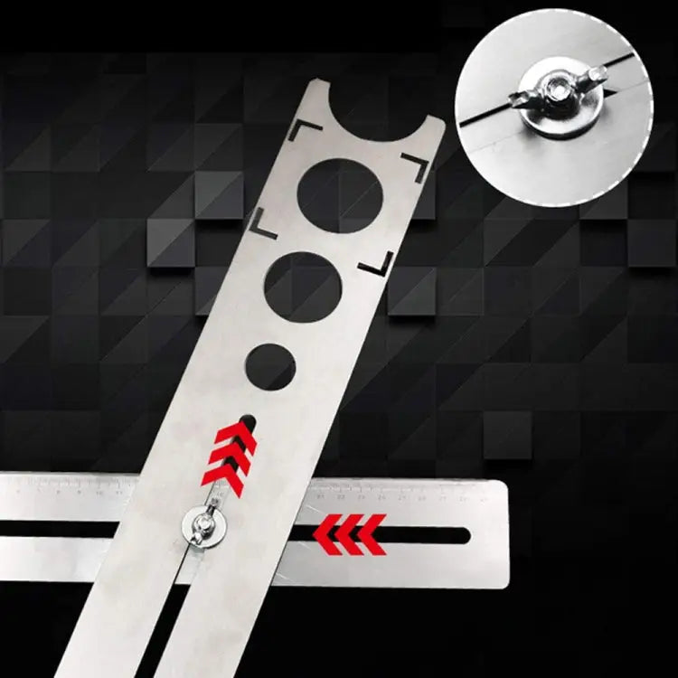 Tile Universal Hole Positioner Multifunctional Marble Perforation Measurement Adjustable Wall Floor Tile Measuring