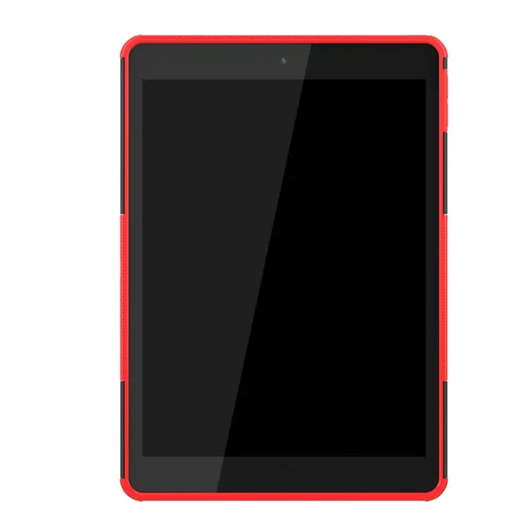 Tire Texture TPU + PC Shockproof Case with Holder For iPad 10.2 2021 / 2020 / 2019 For Galaxy Tab S6 For Huawei