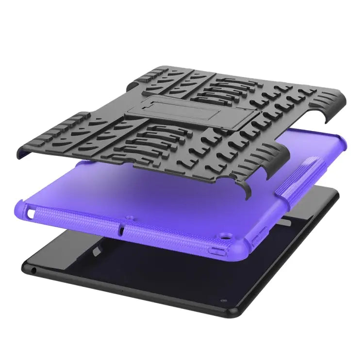 Tire Texture TPU + PC Shockproof Case with Holder For OPPO Realme 5 For OPPO RENO 2 For iPad 10.2 - Apple Accessories