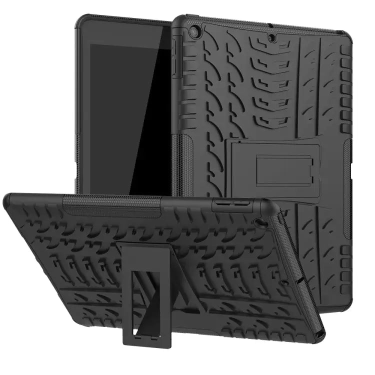 Tire Texture TPU + PC Shockproof Case with Holder For OPPO Realme 5 For OPPO RENO 2 For iPad 10.2 - For iPad 10.2