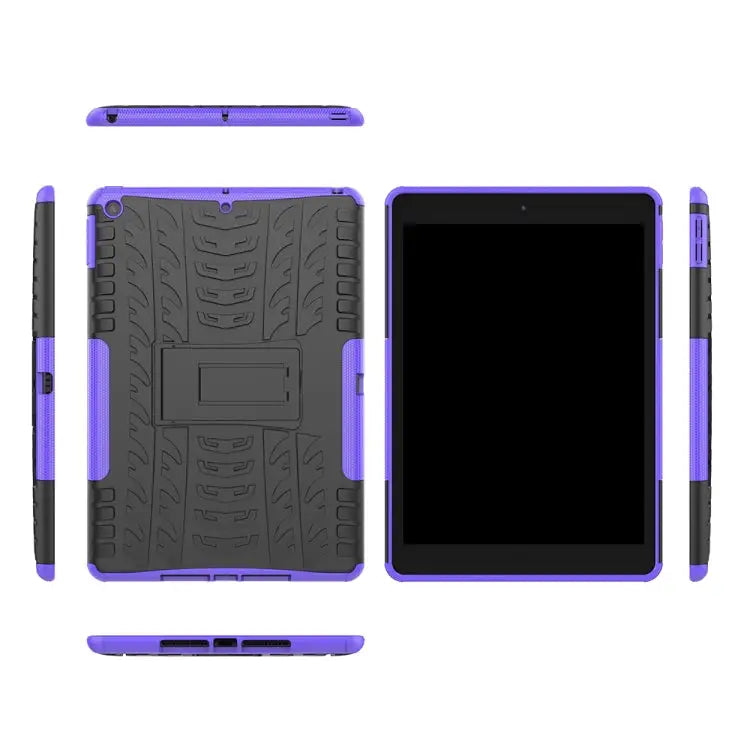 Tire Texture TPU + PC Shockproof Case with Holder For OPPO Realme 5 For OPPO RENO 2 For iPad 10.2 - Apple Accessories