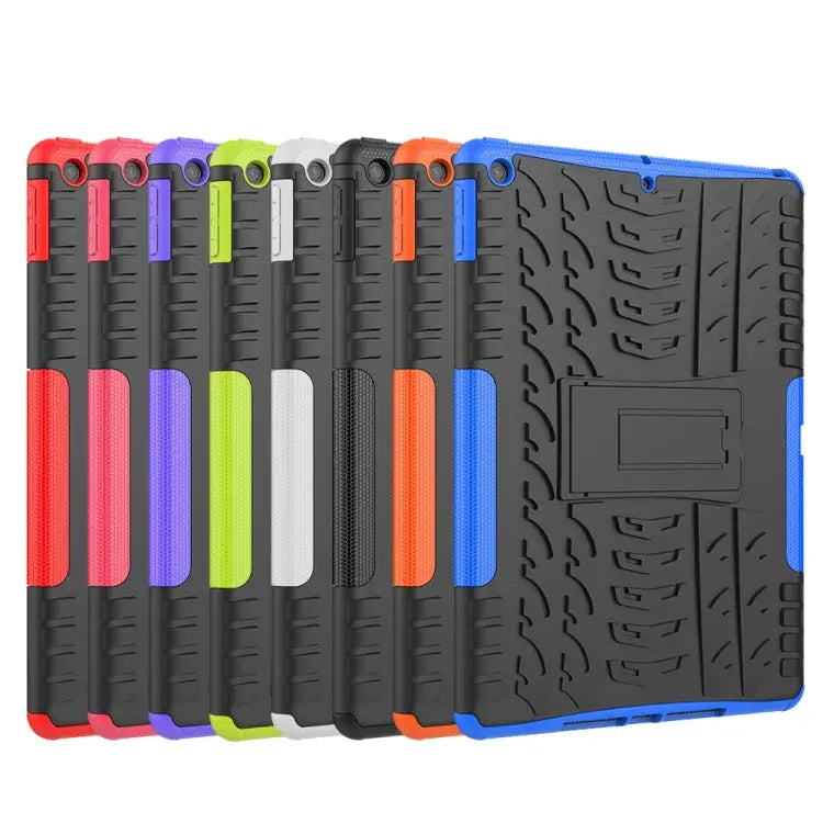 Tire Texture TPU + PC Shockproof Case with Holder For OPPO Realme 5 For OPPO RENO 2 For iPad 10.2 - Apple Accessories