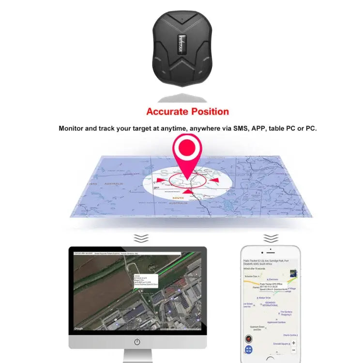 TK-905B Enhanced Version Strong Magnetic Adsorption Car 2G GPS Tracker TK-905B Enhanced Version - TK-905B Enhanced
