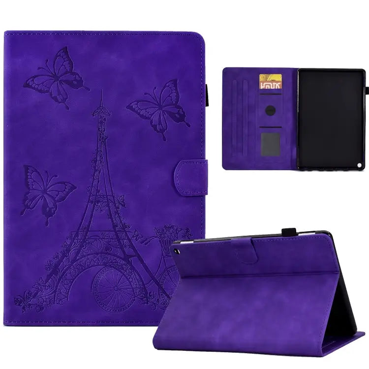 Tower Embossed Leather Smart Tablet Case For Amazon Kindle Fire HD10 2021 For Amazon Kindle Paperwhite 5 For Amazon