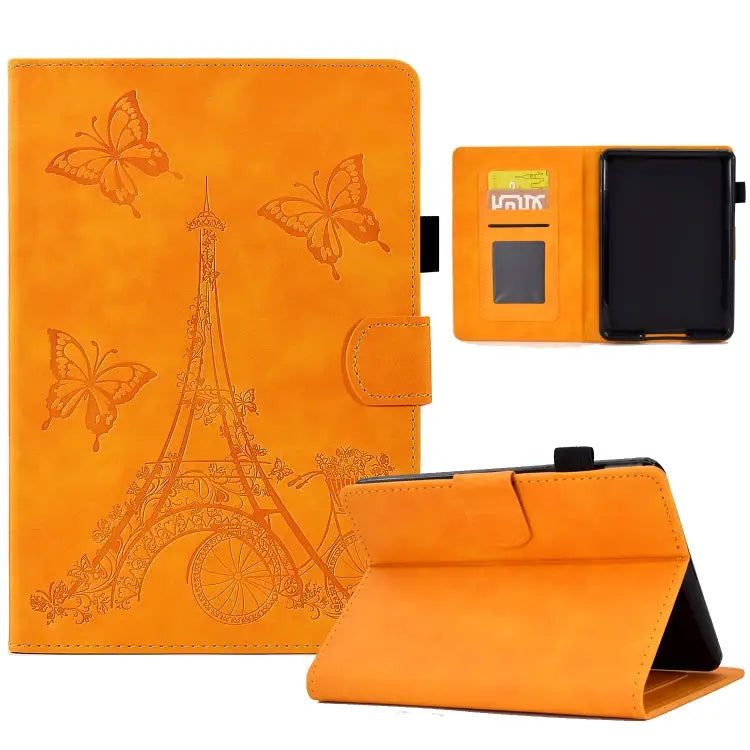 Tower Embossed Leather Smart Tablet Case For Amazon Kindle Fire HD10 2021 For Amazon Kindle Paperwhite 5 For Amazon