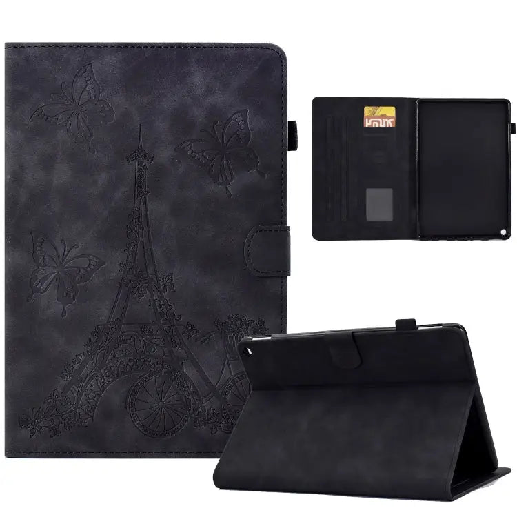 Tower Embossed Leather Smart Tablet Case For Amazon Kindle Fire HD10 2021 For Amazon Kindle Paperwhite 5 For Amazon