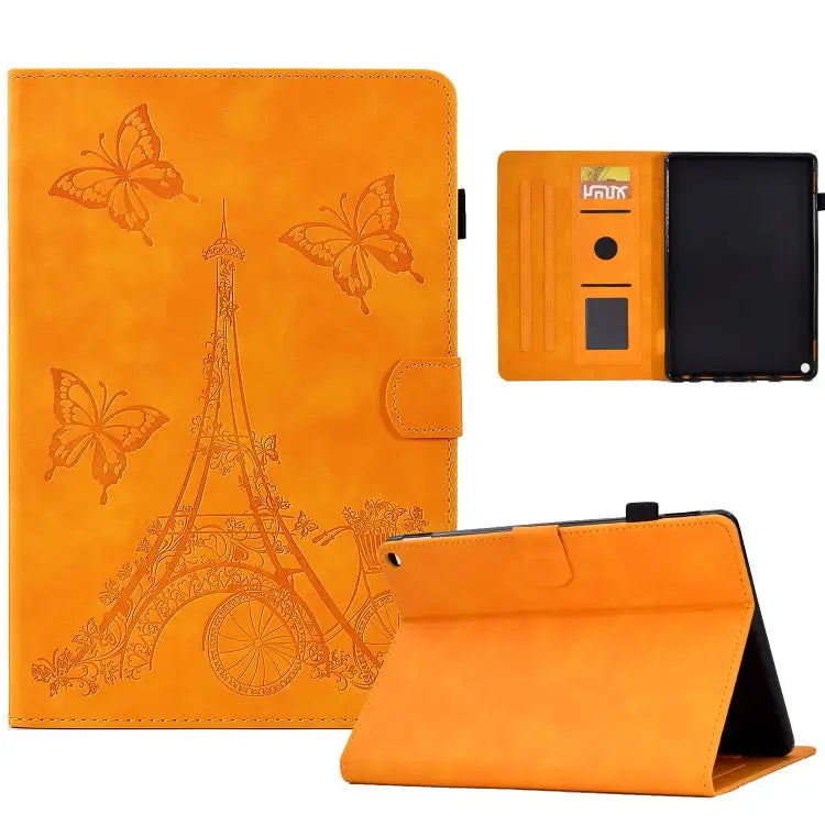 Tower Embossed Leather Smart Tablet Case For Amazon Kindle Fire HD10 2021 For Amazon Kindle Paperwhite 5 For Amazon