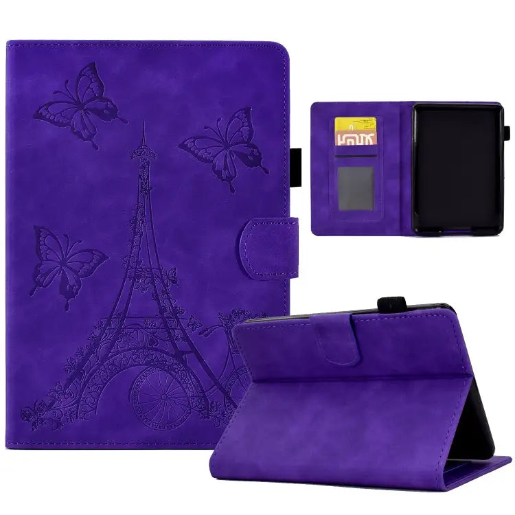 Tower Embossed Leather Smart Tablet Case For Amazon Kindle Fire HD10 2021 For Amazon Kindle Paperwhite 5 For Amazon