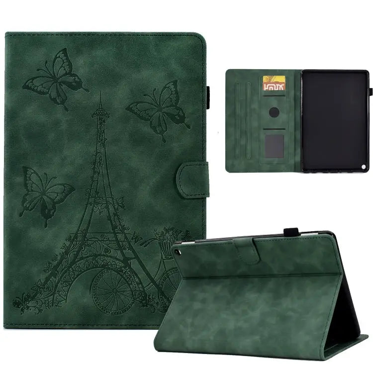 Tower Embossed Leather Smart Tablet Case For Amazon Kindle Fire HD10 2021 For Amazon Kindle Paperwhite 5 For Amazon