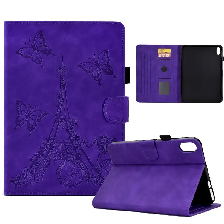 Tower Embossed Leather Smart Tablet Case For iPad mini 5 / 4 / 3 / 2 / 1 For iPad mini 2024 / mini 6 For iPad Pro 11