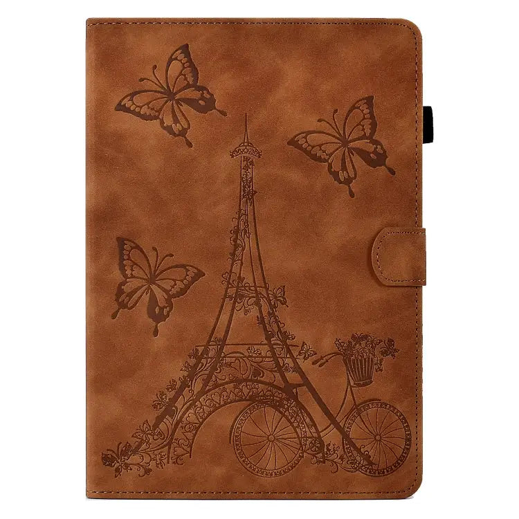 Tower Embossed Leather Smart Tablet Case For iPad mini 5 / 4 / 3 / 2 / 1 For iPad mini 2024 / mini 6 For iPad Pro 11