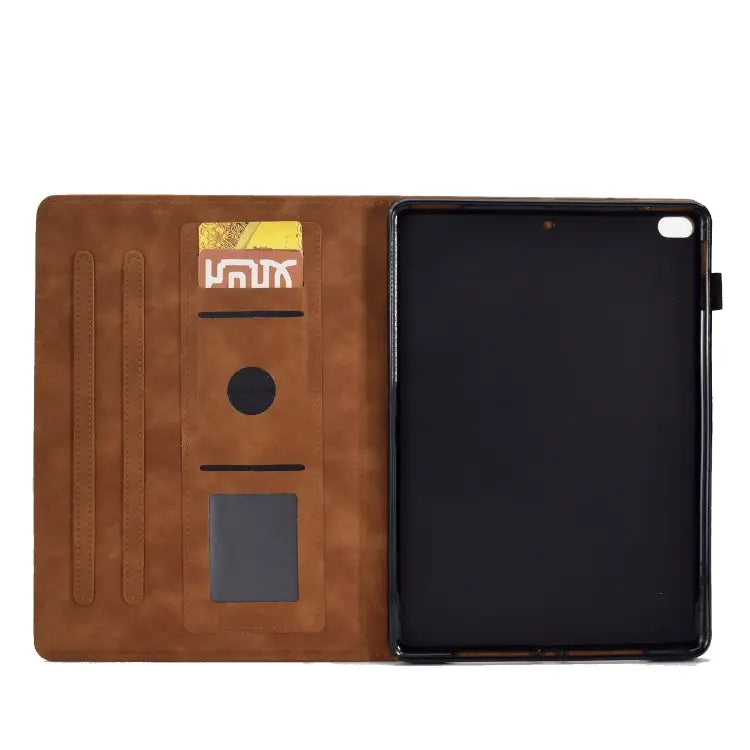 Tower Embossed Leather Smart Tablet Case For iPad mini 5 / 4 / 3 / 2 / 1 For iPad mini 2024 / mini 6 For iPad Pro 11