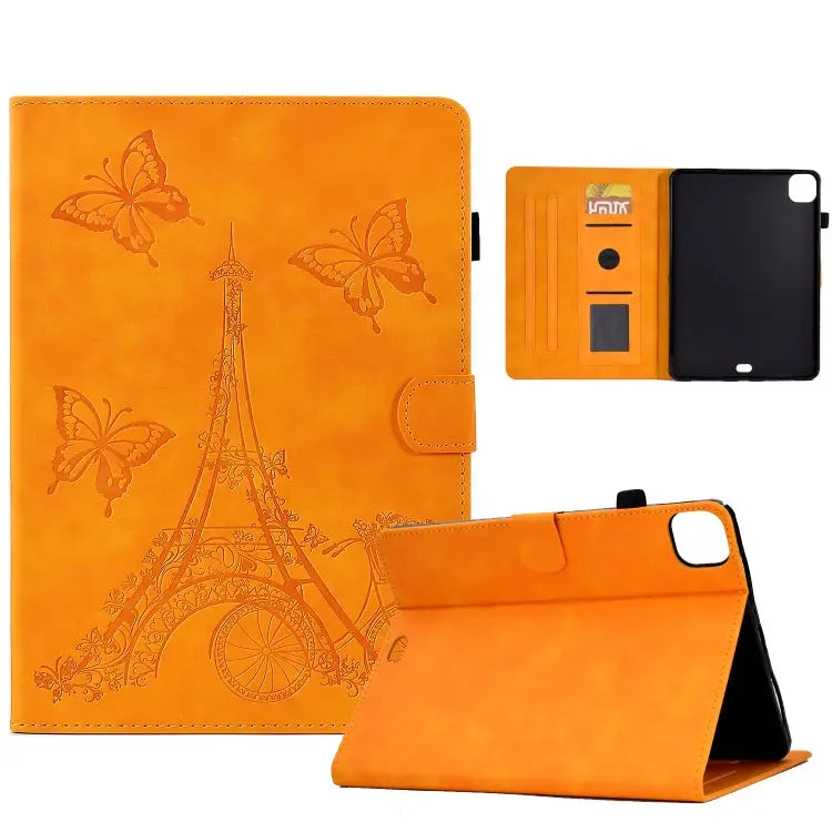 Tower Embossed Leather Smart Tablet Case For iPad mini 5 / 4 / 3 / 2 / 1 For iPad mini 2024 / mini 6 For iPad Pro 11