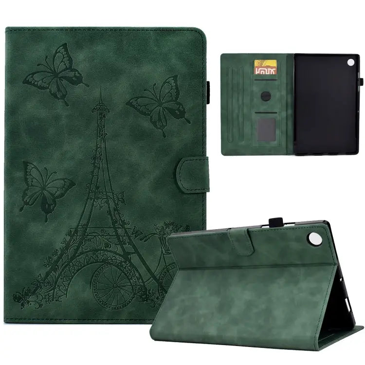 Tower Embossed Leather Smart Tablet Case For Lenovo M10 For Lenovo Tab M10 Gen 2 For Lenovo M10 Plus For Lenovo Tab M10